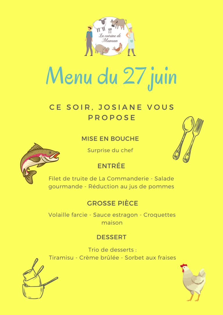 menu juin 2025 cuisine de maman