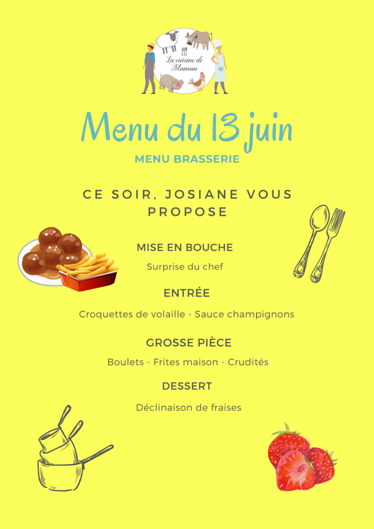 menu juin 2025 cuisine de maman